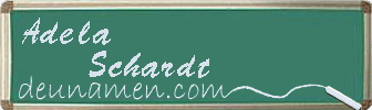 Adela Schardt Visitenkarte